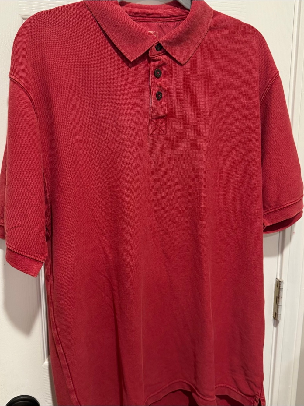 RedHead Polo Shirt Men’s Large Red 100% Cotton Short Sleeve Casual